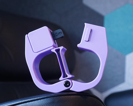 BodyKind IceLock timed release self-bondage cuff system with stainless hardware